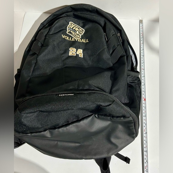 Under Armour Hustle 5.0 Storm Team Backpack Laptop VB Sports Pockets 24 unisex - Picture 13 of 16